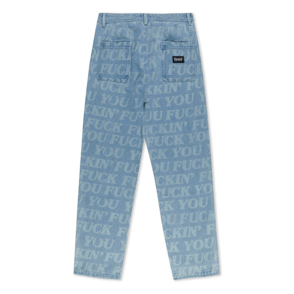 Ripndip F.U.F.F. Washed Denim Pants (Light Washed Denim)