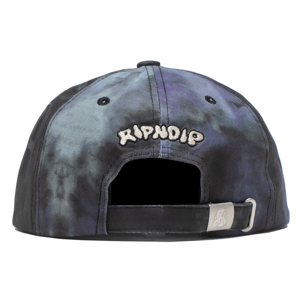 Ripndip Lifes A Trip 6 Panel Hat (Black/Sage/ Dark Slate Tie Dye)