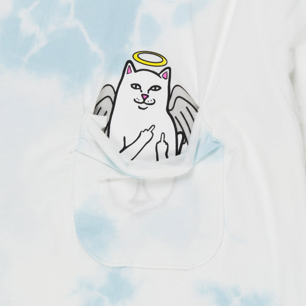 Ripndip Lord Angel Pocket Tee (Light Blue Lightning Wash)