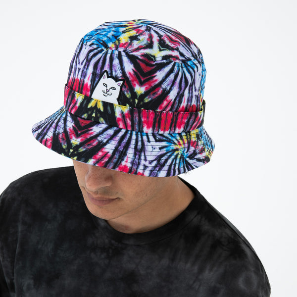Ripndip Lord Nermal Cotton Dyed Bucket Hat (Sunburst)