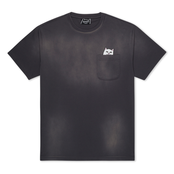 Ripndip Lord Nermal Pocket Tee (Charcoal Vintage Wash)