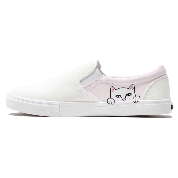 ripndip Lord Nermal UV Activated Slip Ons (Blue/Fuschia)