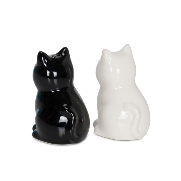 Ripndip Nerm Jerm Ceramic Salt / Pepper Shakers (White / Black)