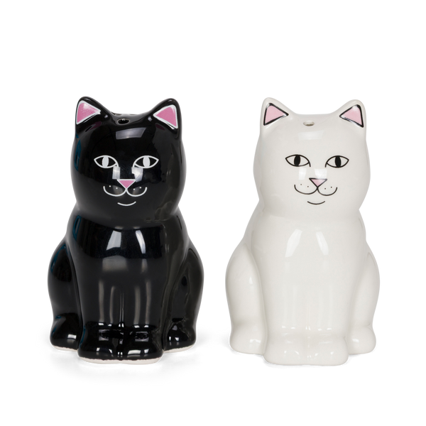 ripndip Nerm Jerm Ceramic Salt / Pepper Shakers (White / Black)