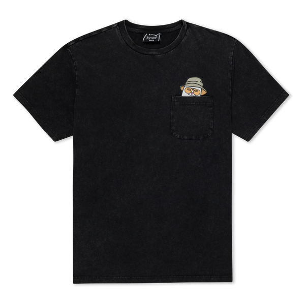 Ripndip Nermal S Thompson Pocket Tee (Black Mineral Wash)