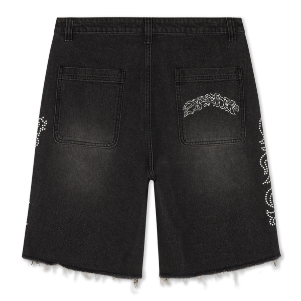 Ripndip Pretty Flacko Denim Shorts (Black Vintage Wash Denim)