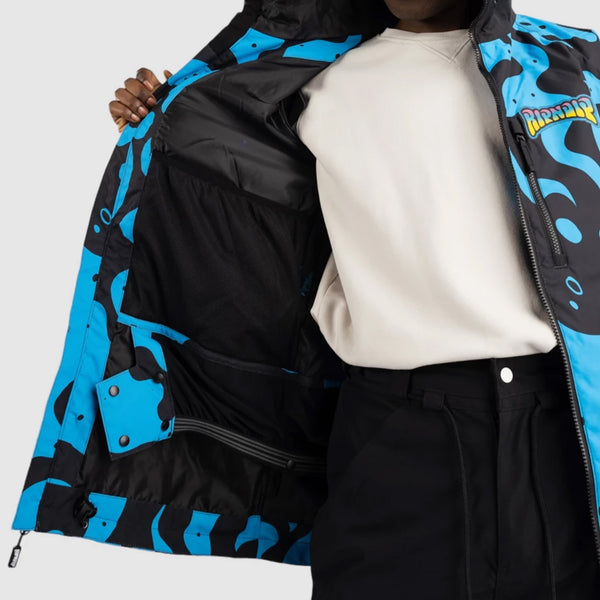 Ripndip Psychedelic 2.0 Snowboard Jacket (Black / Blue)
