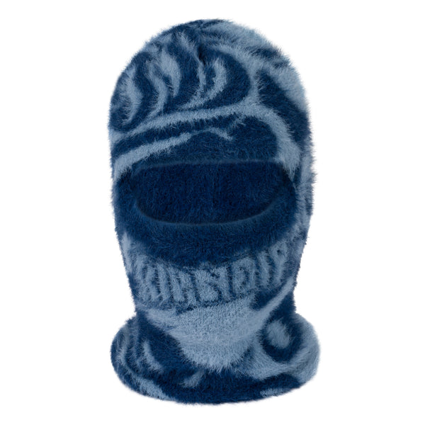 ripndip Psychedelic Faux Mohair Balaclava (Dark Slate)