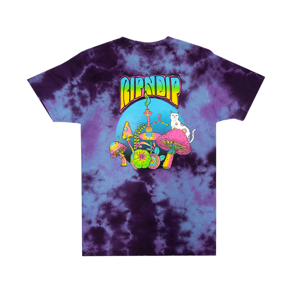 Ripndip Psychedelic Nermal Pocket Tee (Blue/Purple Lightning)