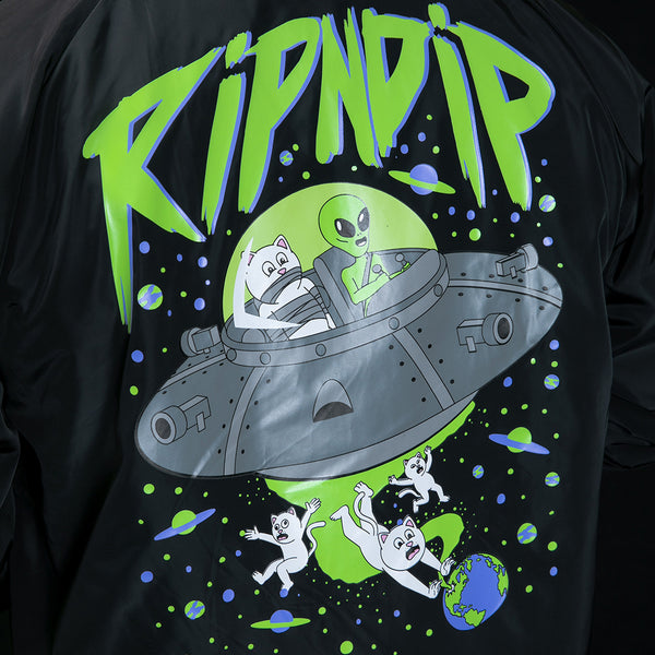 Ripndip Abduction Coaches Jacket (Black)