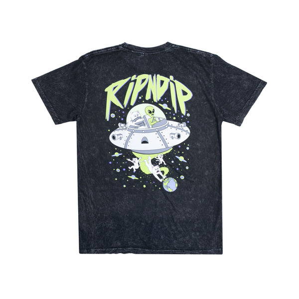 Ripndip Abduction Tee (Black Mineral Wash)
