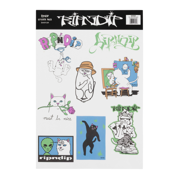 Ripndip Ace Sticker Sheet (Multi)