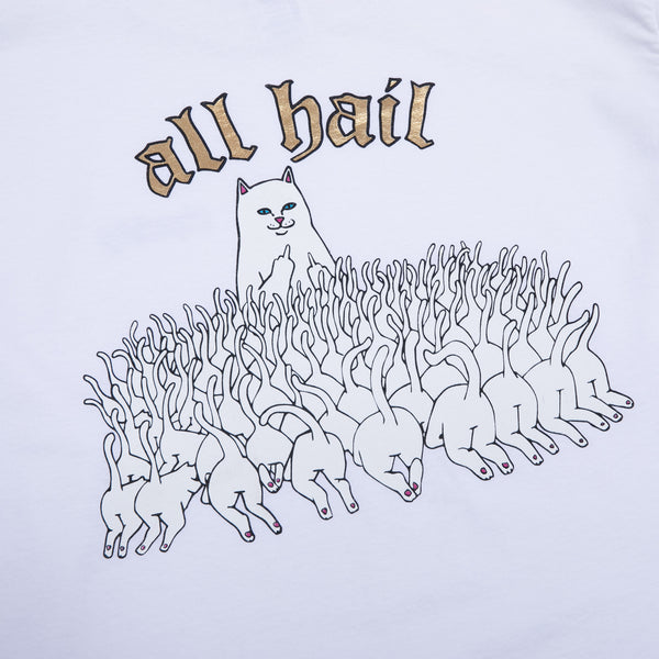 Ripndip All Hail L/S (White)