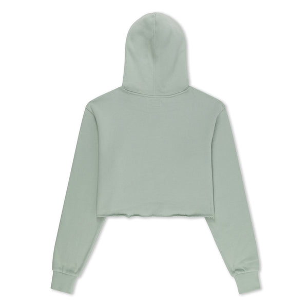 Ripndip Angels Cropped Hoodie (Sage Grey)