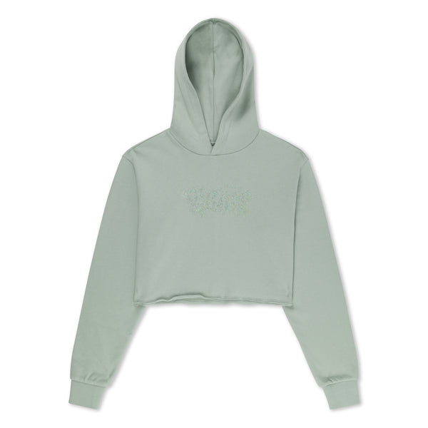 ripndip Angels Cropped Hoodie (Sage Grey)