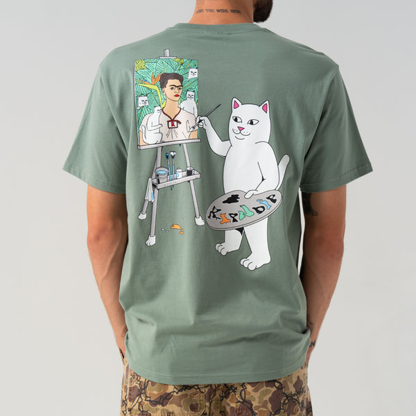 Ripndip Art Club Tee (Dusty Sage)