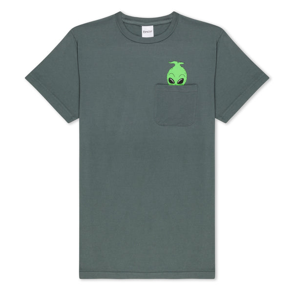 ripndip Bah Humbug Pocket Tee (Charcoal)