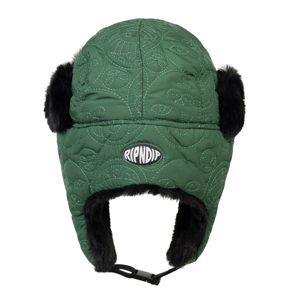 Ripndip Barry Bonds Aviator Quilted Hat (Pine)