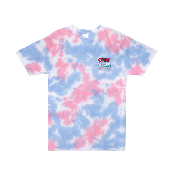 Ripndip Bath Time Tee (Pink Tie Dye)