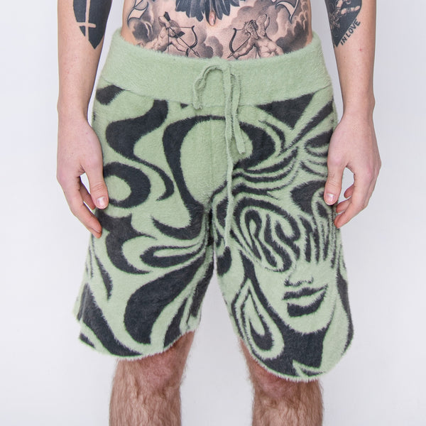 Ripndip Beautiful Fomo Mohair Shorts (Pistachio)