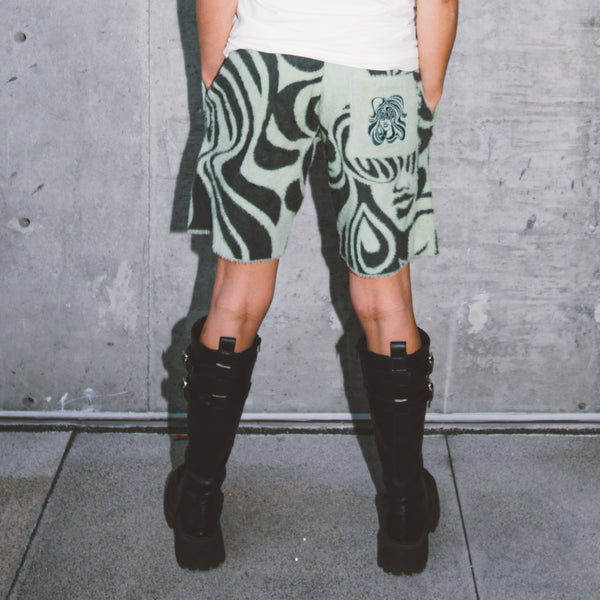 Ripndip Beautiful Fomo Mohair Shorts (Pistachio)