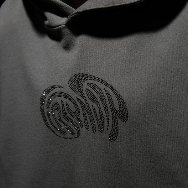 Ripndip Beautiful Trip Rhinestone Hoodie (Charcoal)