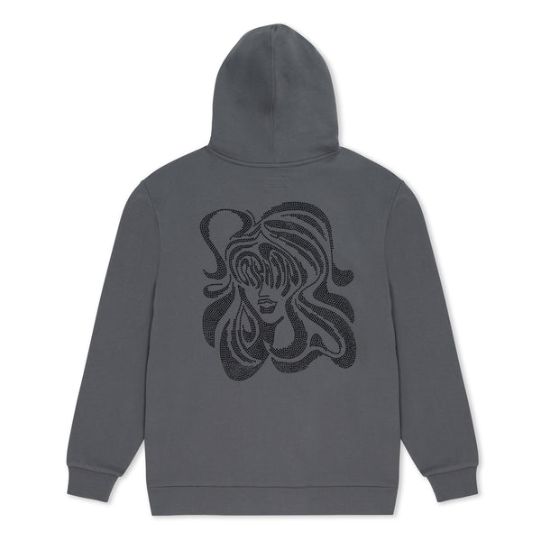 ripndip Beautiful Trip Rhinestone Hoodie (Charcoal)