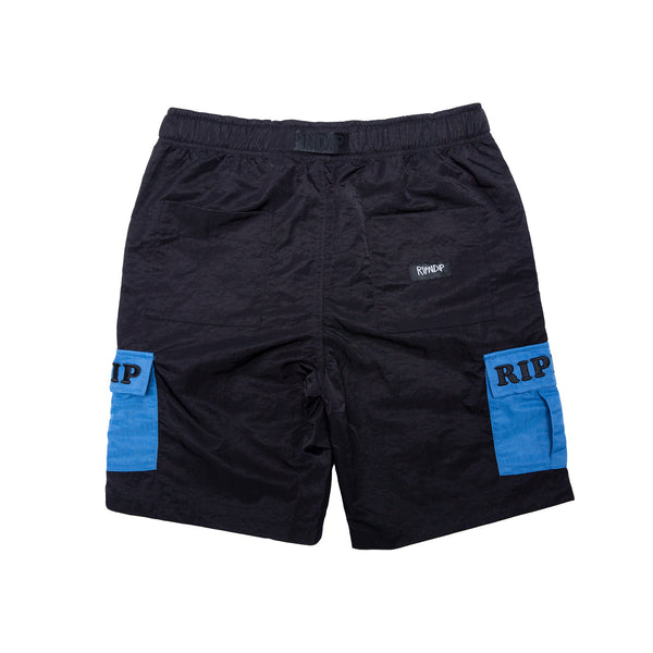 Ripndip Beverly Nylon Cargo Shorts (Blue)
