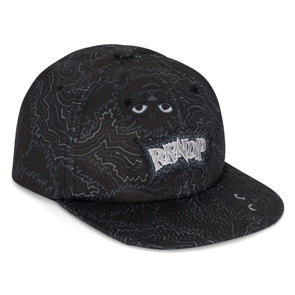 ripndip Big Pussy Energy 6 Panel Hat (Black)