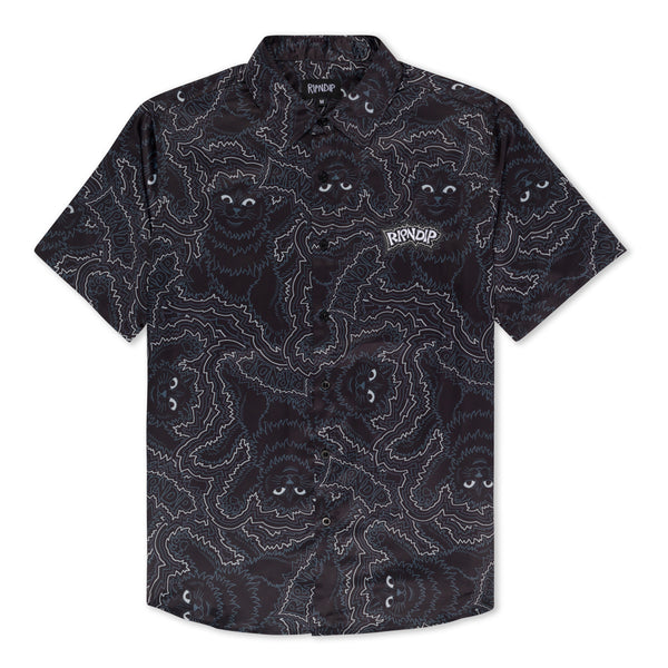 ripndip Big Pussy Energy Button Up (Black)
