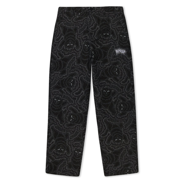 ripndip Big Pussy Energy Wide Leg Pants (Black)