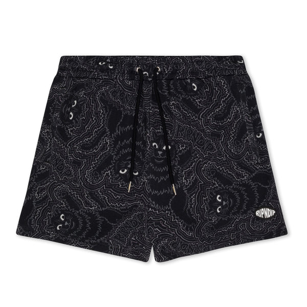 Ripndip Big Pussy Energy Womens Sweat Shorts (Black)