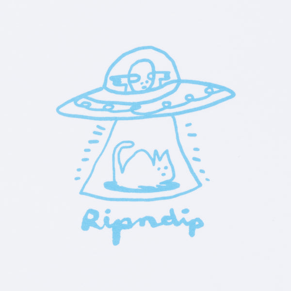 Ripndip Blonded Cropped Ringer Tee (White)