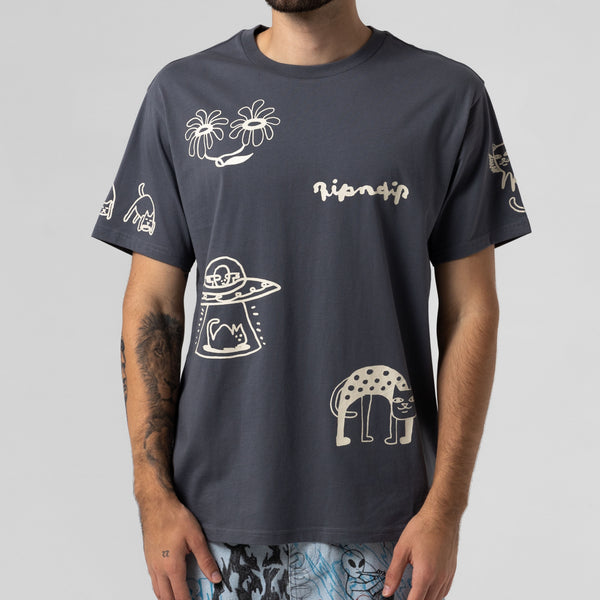 Ripndip Blonded Tee (Charcoal)