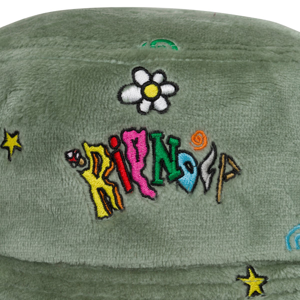 Ripndip Broken Down Sherpa Bucket Hat (Light Sage)