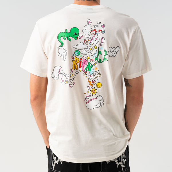Ripndip Broken Down Tee (Bone)