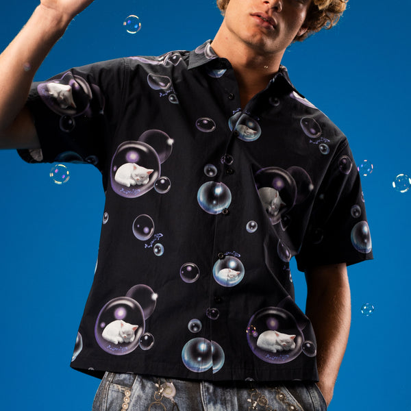 Ripndip Bubbles Button Up Shirt (Black)