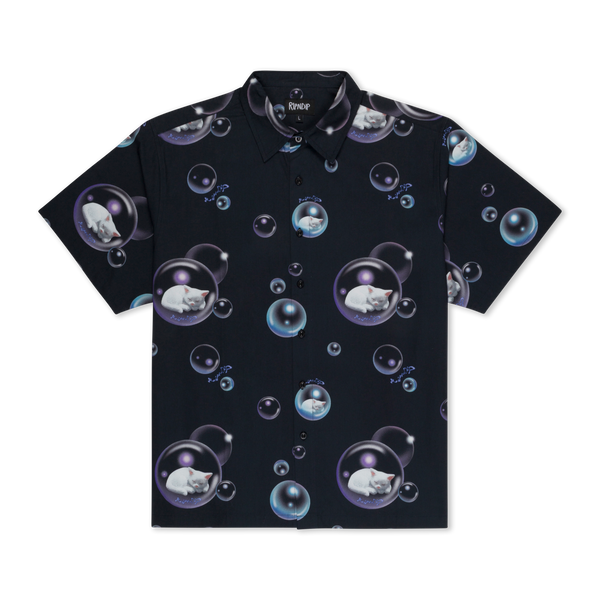 ripndip Bubbles Button Up Shirt (Black)