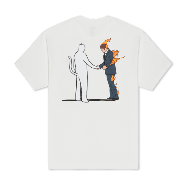 ripndip Burn Tee (Bone)