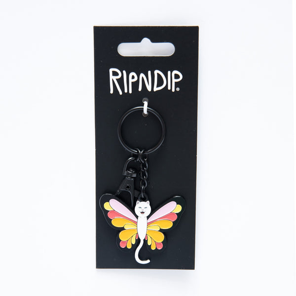 Ripndip Butterfly Nerm Metal Keychain