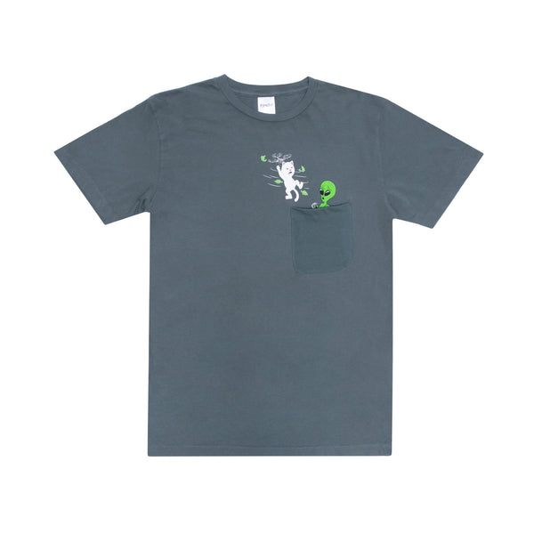 Ripndip Bye Bye Pocket Tee (Charcoal)