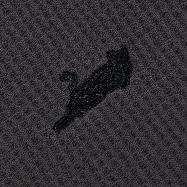 Ripndip Castanza Waffle Knit Long Sleeve (Charcoal)