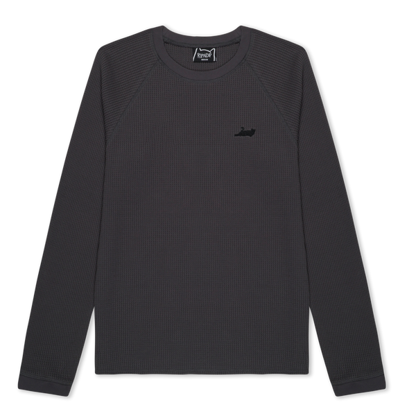 ripndip Castanza Waffle Knit Long Sleeve (Charcoal)