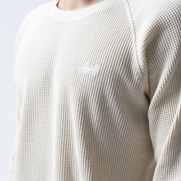 Ripndip Castanza Waffle Knit Long Sleeve (Off-White)