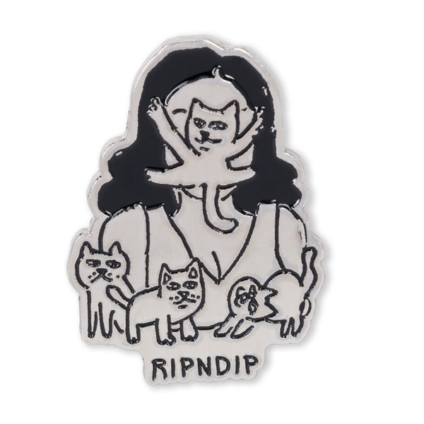 ripndip Cat Lady Pin (Multi)