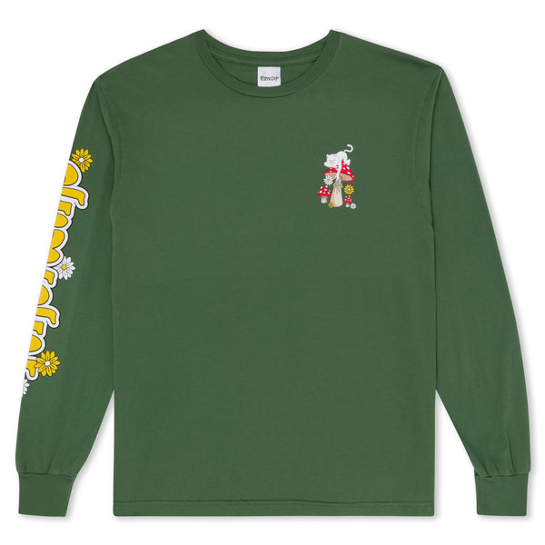 ripndip Caterpillar Garden Long Sleeve (Olive)