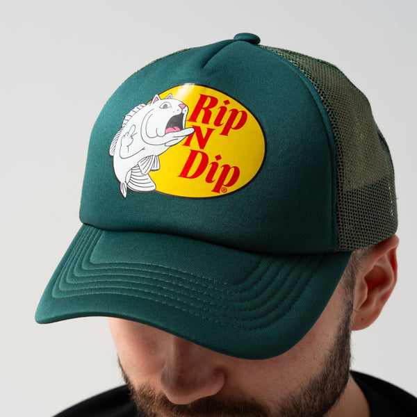 Ripndip Catfish Trucker Hat (Light Olive)