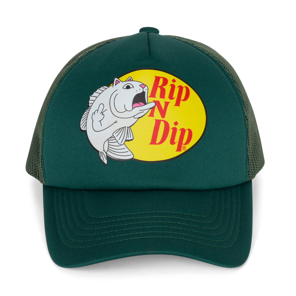 Ripndip Catfish Trucker Hat (Light Olive)