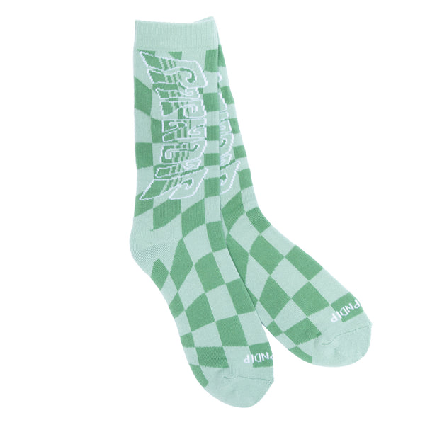 Ripndip Checked Socks (Olive)