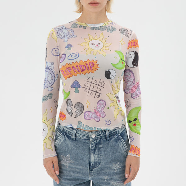 Ripndip Circo Loco Mesh Long Sleeve (Multi)